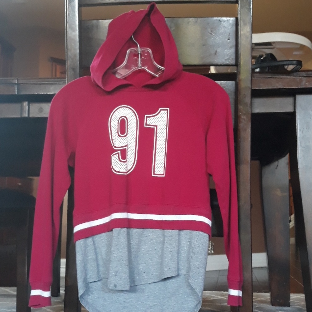 Kids long sleeve shirt with hood